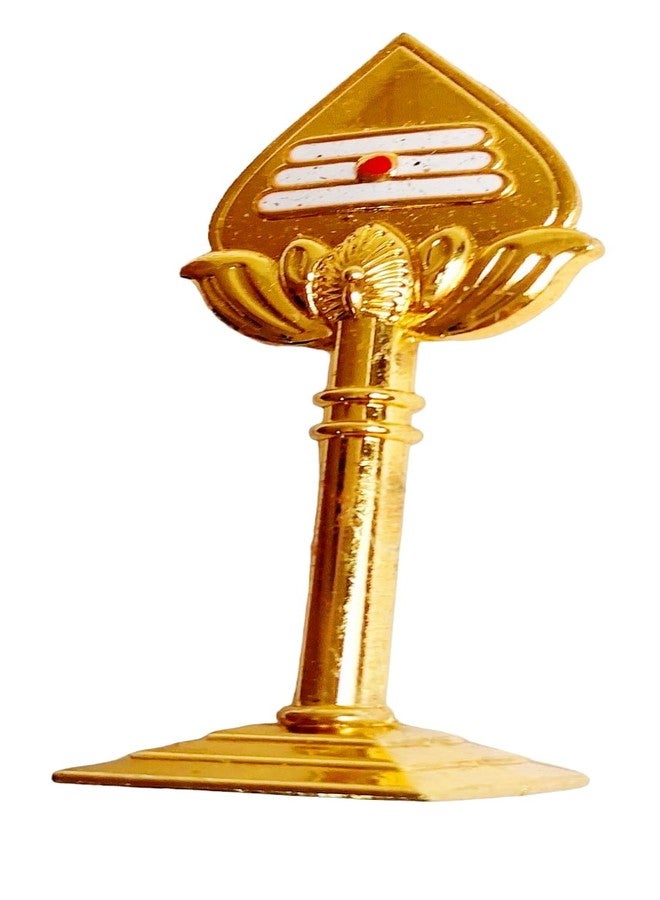 ARTISKRITI لوحة قيادة السيارة Vel Idol Metal Lord Muruga's Vel الذهبي تمثال عرض لديكور المنزل في غرفة بوجا، 10 سم - Image 4